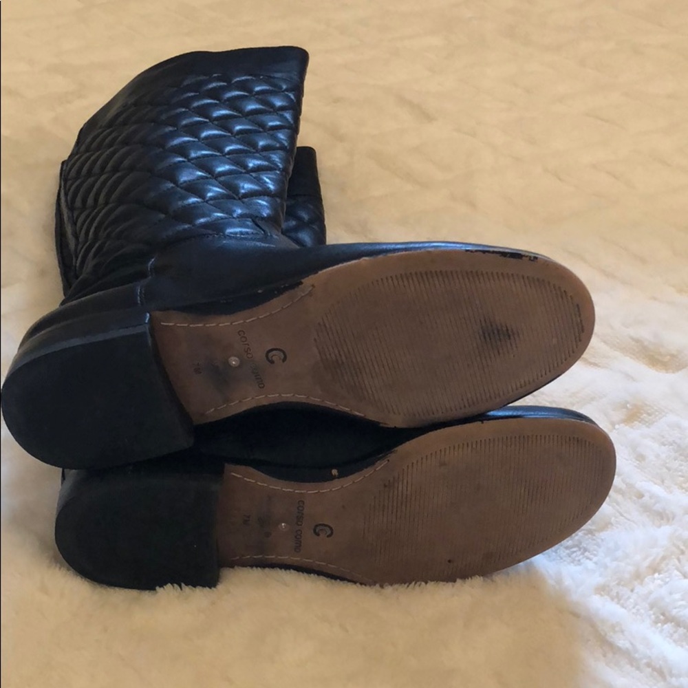 Corso Como Quilted Riding Boots - Picture 4 of 4